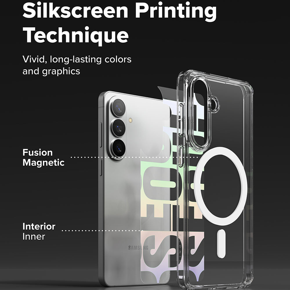 MagSafe Case for Samsung Galaxy S26, Ringke, Fusion Seoul, Transparent