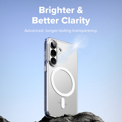 Custodia MagSafe per Samsung Galaxy S26, Ringke, Fusion, Trasparente