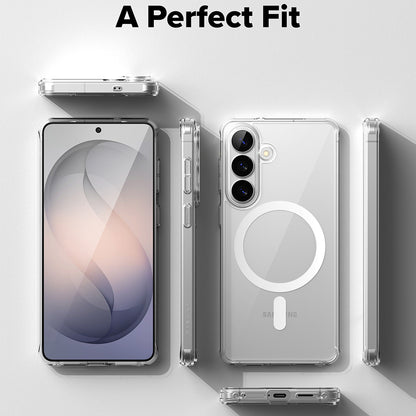 Custodia MagSafe per Samsung Galaxy S26, Ringke, Fusion, Trasparente