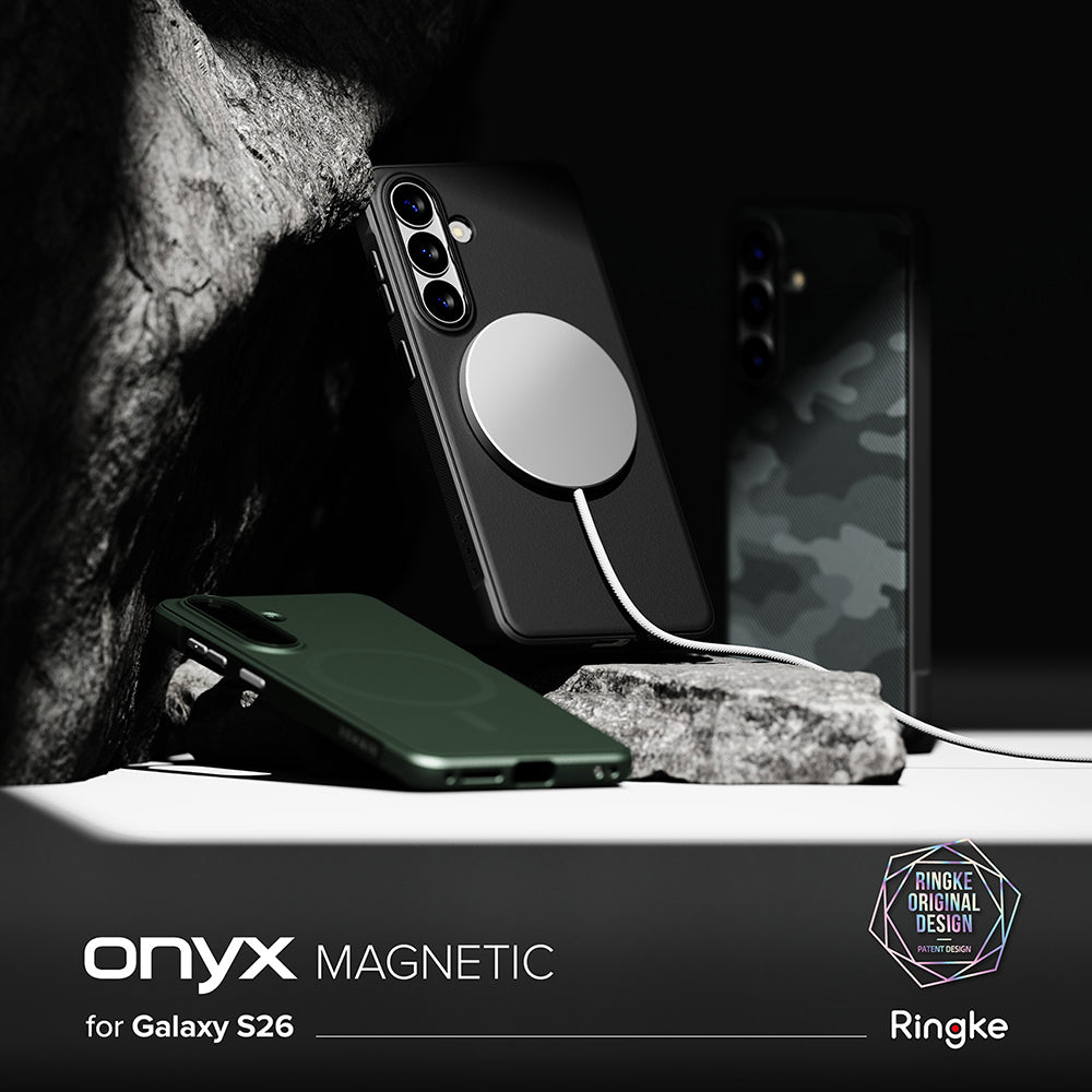 Coque MagSafe pour Samsung Galaxy S26, Ringke, Onyx, Camouflage