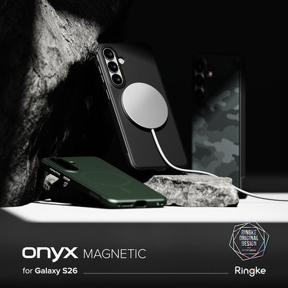Coque MagSafe pour Samsung Galaxy S26, Ringke, Onyx, Camouflage