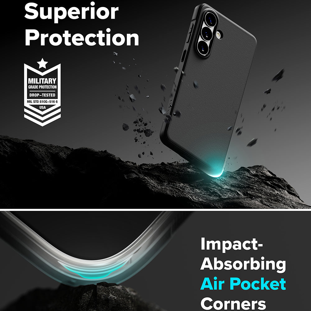 Étui MagSafe pour Samsung Galaxy S26, Ringke, Onyx, Noir