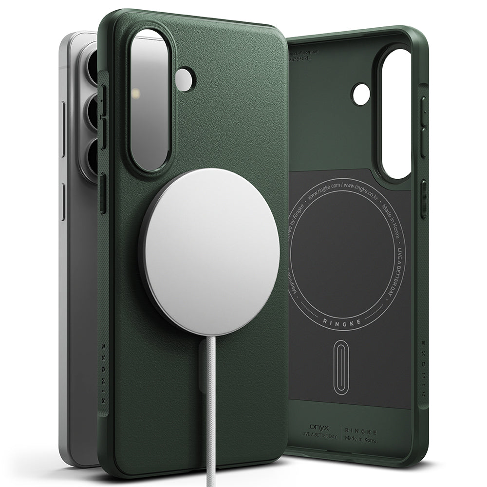 MagSafe Hülle für Samsung Galaxy S26, Ringke, Onyx, Dunkelgrün