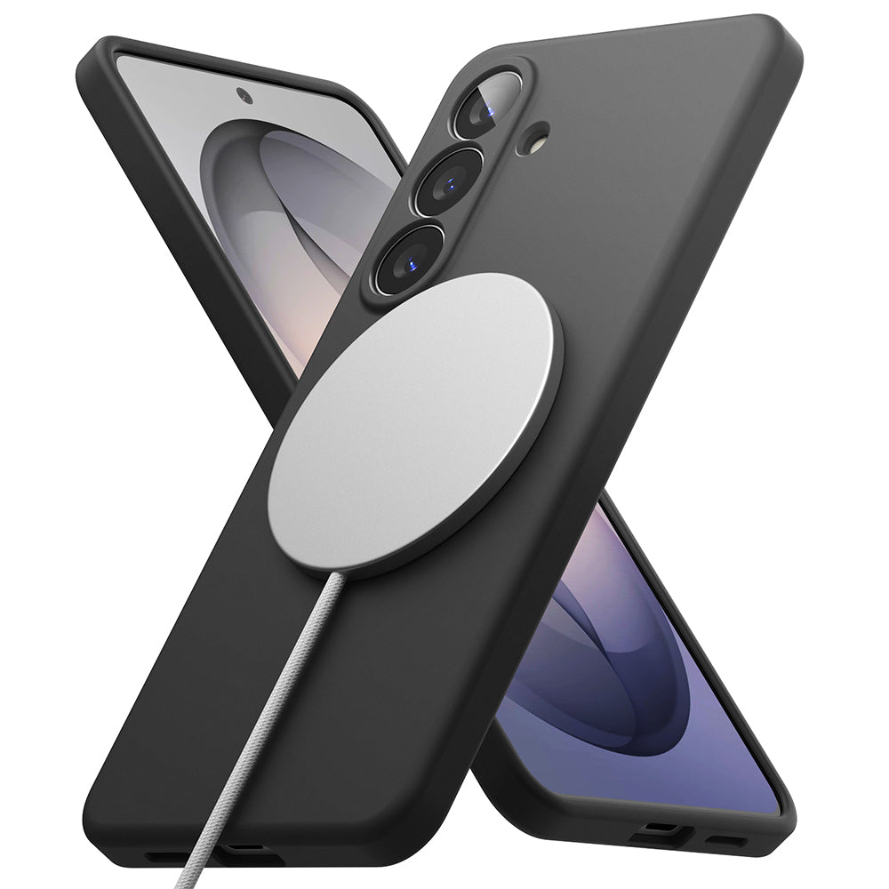 Étui MagSafe pour Samsung Galaxy S26, Ringke, Silicone, Noir