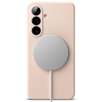 Étui MagSafe pour Samsung Galaxy S26, Ringke, Silicone, Rose