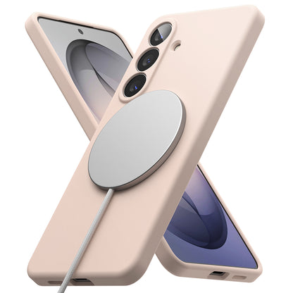 Étui MagSafe pour Samsung Galaxy S26, Ringke, Silicone, Rose