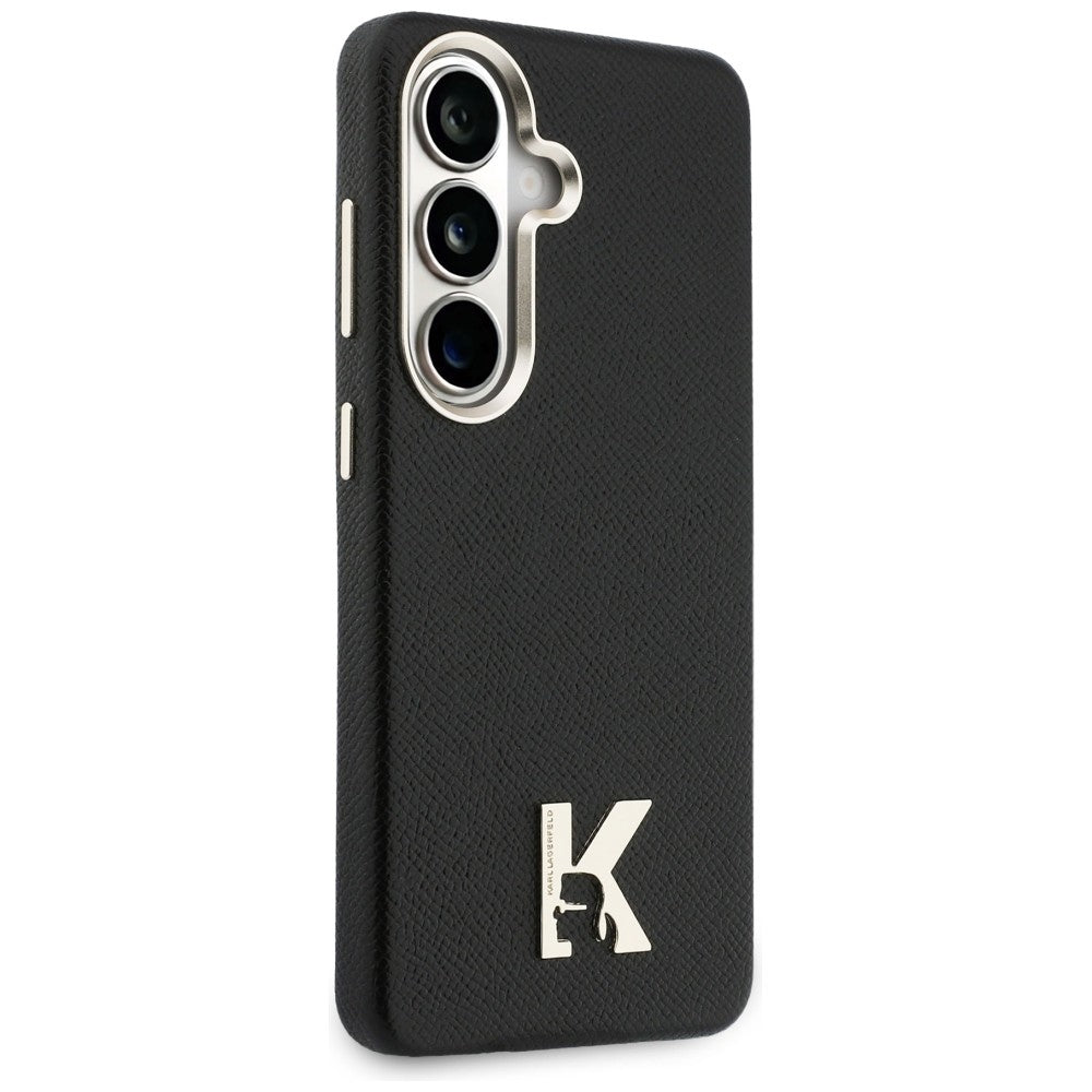 Custodia MagSafe per Samsung Galaxy S26 S942, Karl Lagerfeld, Karl Head Logo, Nera