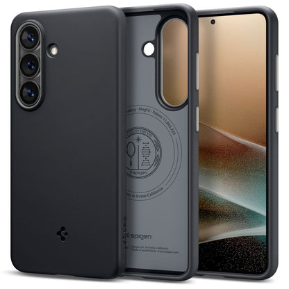Custodia MagSafe per Samsung Galaxy S26 S942, Spigen, Caseology Nano Pop, Nera ACS11066