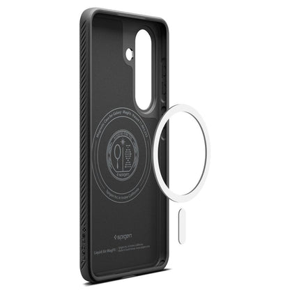 Custodia MagSafe per Samsung Galaxy S26 S942, Spigen, Liquid Air, Nera Opaca ACS10730