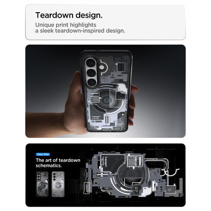 Étui MagSafe pour Samsung Galaxy S26 S942, Spigen, Ultra Hybrid Zero One, Noir ACS10736