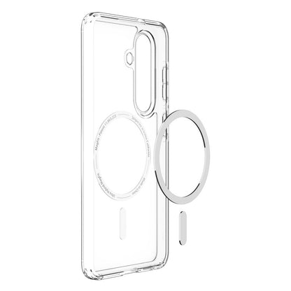 Coque MagSafe pour Samsung Galaxy S26 S942, Spigen, Ultra Hybrid, Transparente Blanche ACS10734