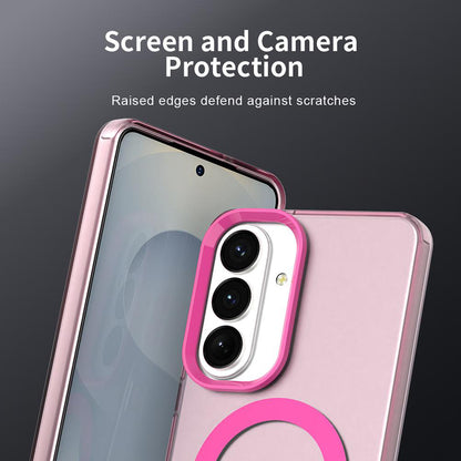 Custodia MagSafe per Samsung Galaxy S26 S942, Techsuit, CandyCase, Rosa