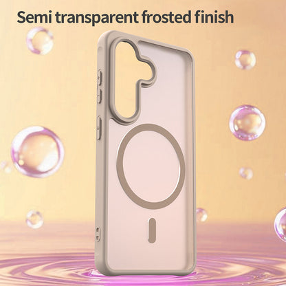 Custodia MagSafe per Samsung Galaxy S26, Techsuit, HaloFrost II, Dorata