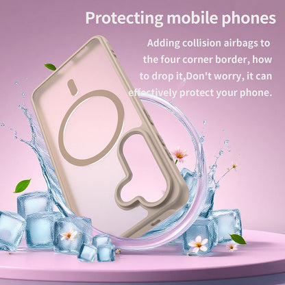 Custodia MagSafe per Samsung Galaxy S26, Techsuit, HaloFrost II, Dorata