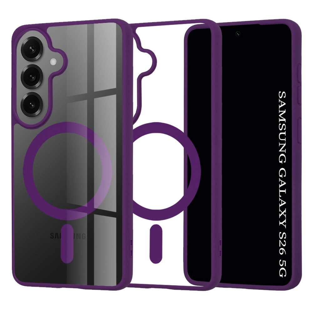 Étui MagSafe pour Samsung Galaxy S26, Techsuit, Pro, Violet