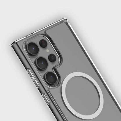 MagSafe Case for Samsung Galaxy S26 Ultra S948, Blueo, Crystal+ Anti-Drop, Transparent