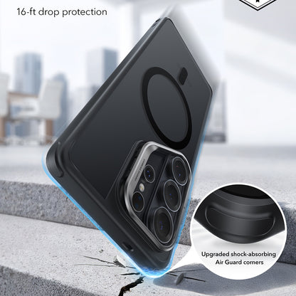 Custodia MagSafe per Samsung Galaxy S26 Ultra S948, ESR, Classic Hybrid Kickstand, Nera Satinata