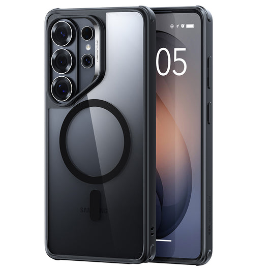 Custodia MagSafe per Samsung Galaxy S26 Ultra, ESR, Classic Hybrid, Nera Trasparente