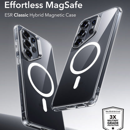 MagSafe Case for Samsung Galaxy S26 Ultra S948, ESR, Classic Hybrid, Transparent