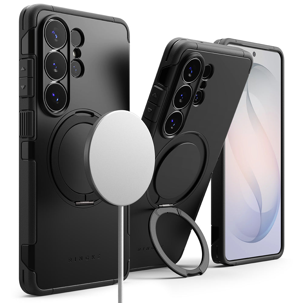Coque MagSafe pour Samsung Galaxy S26 Ultra, Ringke, Alles, Noire