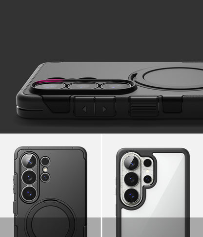 Coque MagSafe pour Samsung Galaxy S26 Ultra, Ringke, Alles, Noire