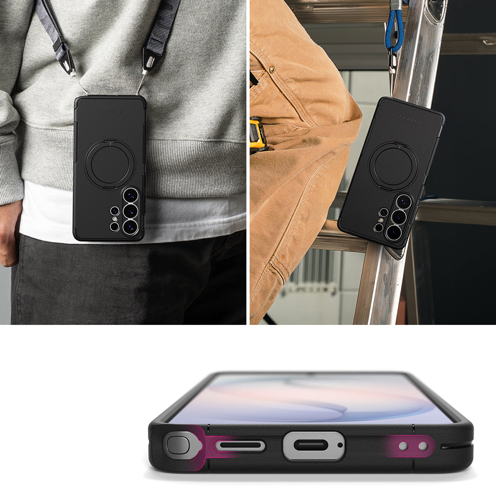 Coque MagSafe pour Samsung Galaxy S26 Ultra, Ringke, Alles, Noire