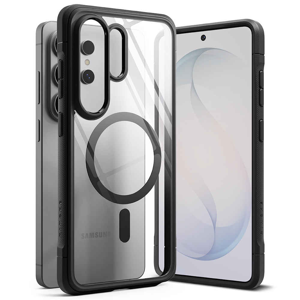 Coque MagSafe pour Samsung Galaxy S26 Ultra, Ringke, Fusion Bold, Noire