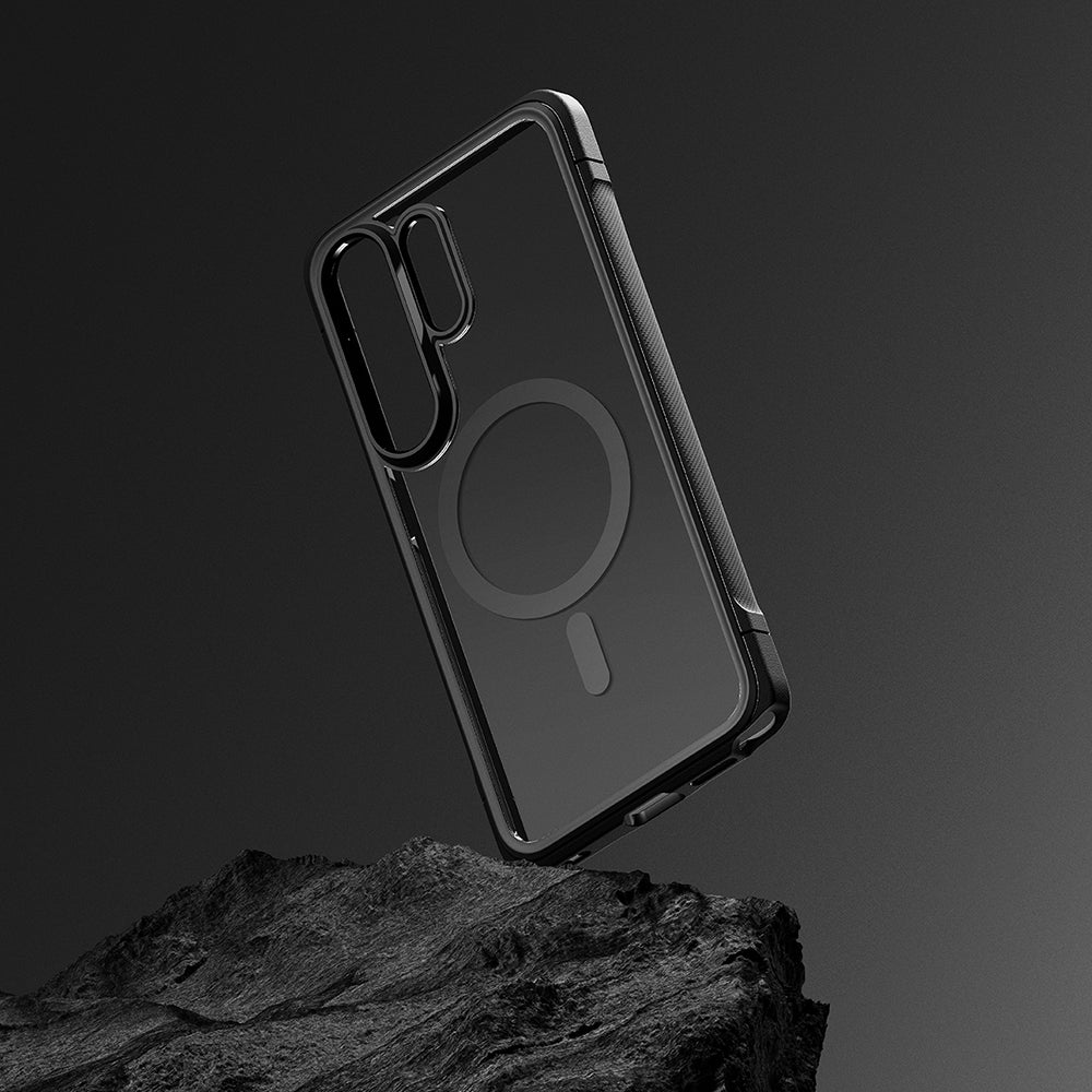 Coque MagSafe pour Samsung Galaxy S26 Ultra, Ringke, Fusion Bold, Noire