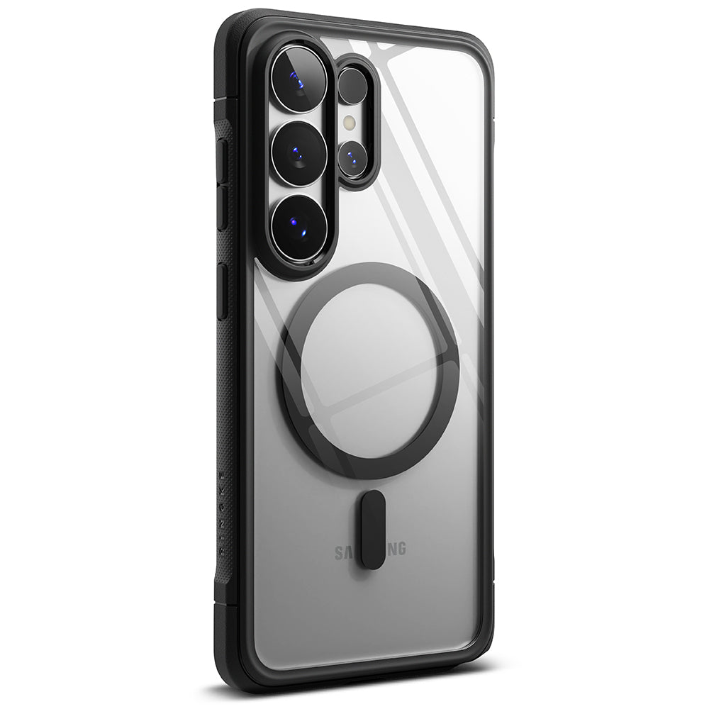 Coque MagSafe pour Samsung Galaxy S26 Ultra, Ringke, Fusion Bold, Noire