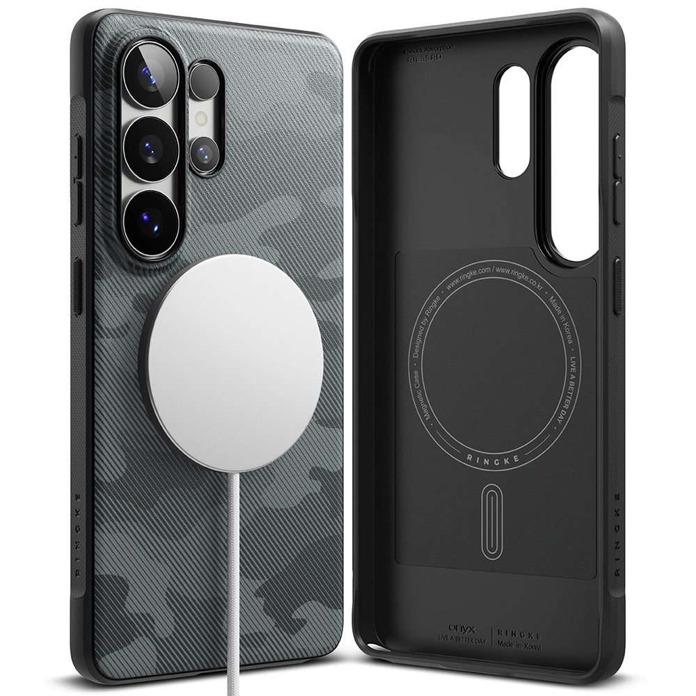 MagSafe Hülle für Samsung Galaxy S26 Ultra S948, Ringke, Onyx, Tarnfarbe