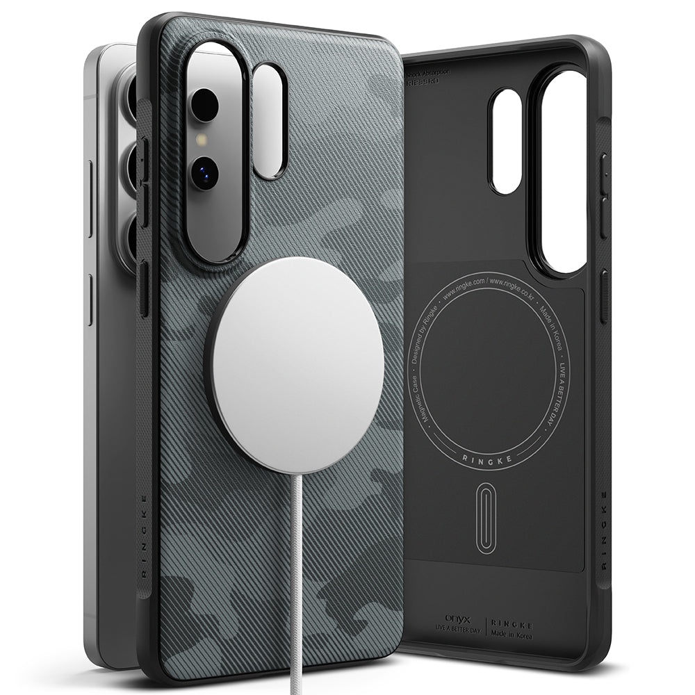 MagSafe Hülle für Samsung Galaxy S26 Ultra S948, Ringke, Onyx, Tarnfarbe