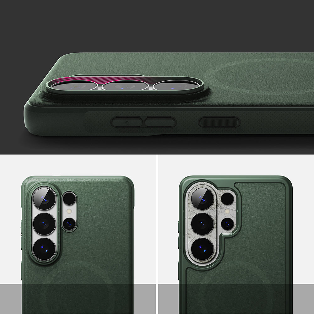 MagSafe Hülle für Samsung Galaxy S26 Ultra, Ringke, Onyx, Dunkelgrün