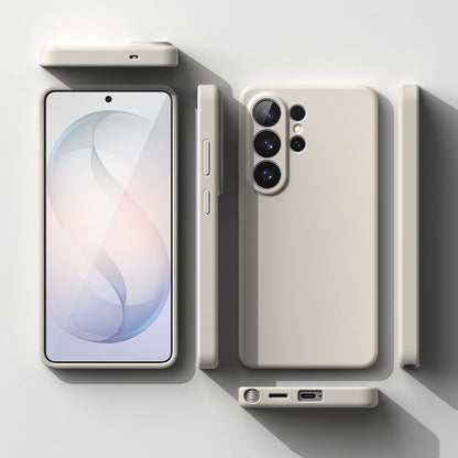 Custodia MagSafe per Samsung Galaxy S26 Ultra, Ringke, Silicone, Crema