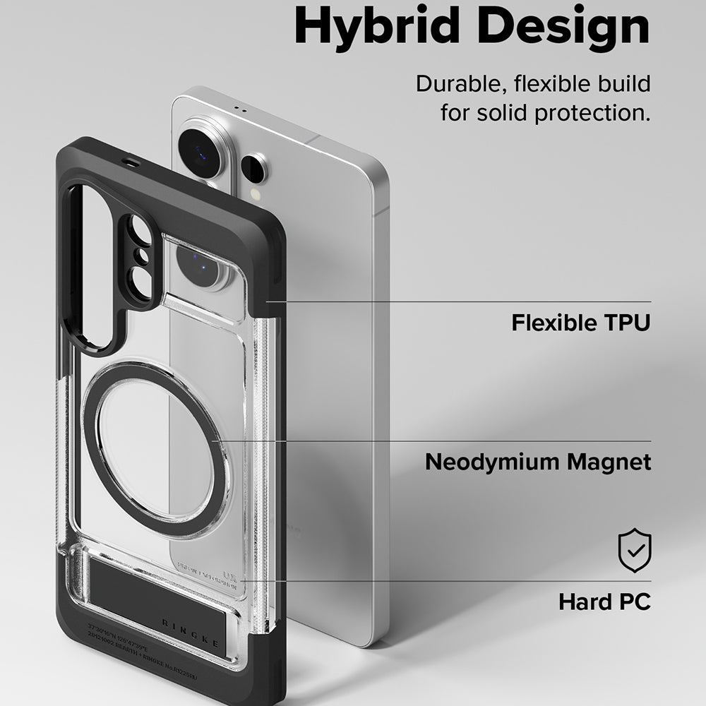 Coque MagSafe pour Samsung Galaxy S26 Ultra, Ringke, UX, Transparente