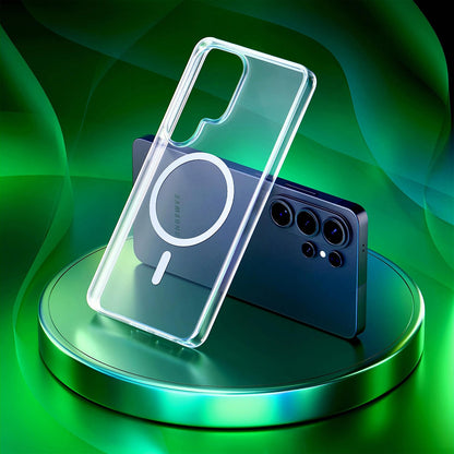 Custodia MagSafe per Samsung Galaxy S26 Ultra S948, 3MK, Clear MagCase, Trasparente