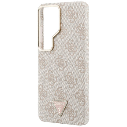 Custodia MagSafe per Samsung Galaxy S26 Ultra S948, Guess, logo triangolo 4G, Rosa