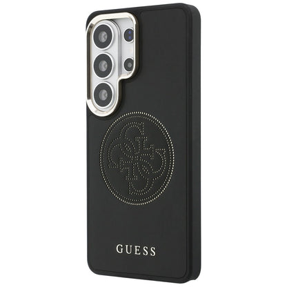 Custodia MagSafe per Samsung Galaxy S26 Ultra S948, Guess, Logo Perforato, Nera