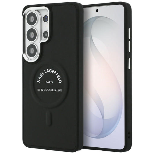 Custodia MagSafe per Samsung Galaxy S26 Ultra S948, Karl Lagerfeld, Karl RSG Logo, Nera