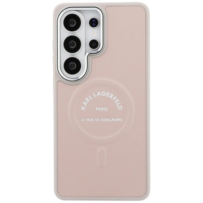 MagSafe Hülle für Samsung Galaxy S26 Ultra S948, Karl Lagerfeld, Karl RSG Logo, Rosa