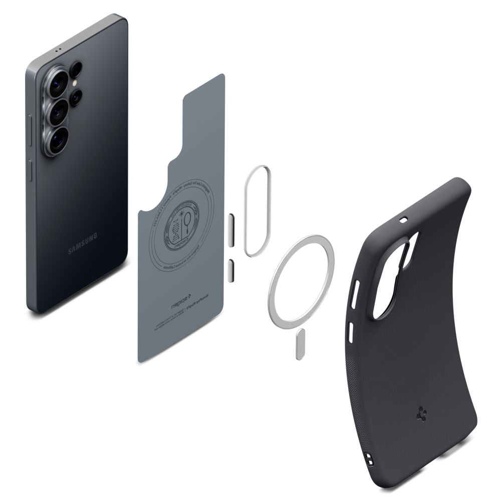 Étui MagSafe pour Samsung Galaxy S26 Ultra S948, Spigen, Caseology Nano Pop, Noir