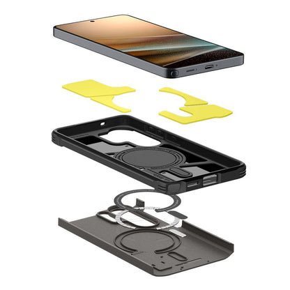 Custodia MagSafe per Samsung Galaxy S26 Ultra S948, Spigen, Tough Armor, Grigio ACS10685