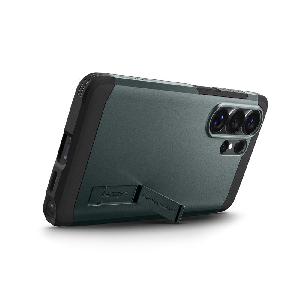 Custodia MagSafe per Samsung Galaxy S26 Ultra S948, Spigen, Tough Armor, Verde ACS10686