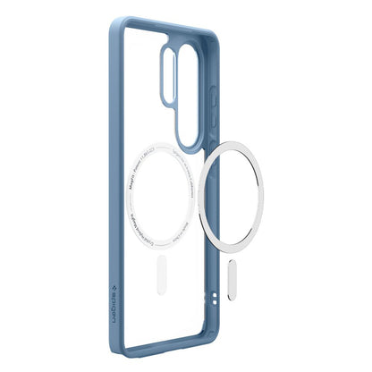 Custodia MagSafe per Samsung Galaxy S26 Ultra S948, Spigen, Ultra Hybrid, Blu ACS11207