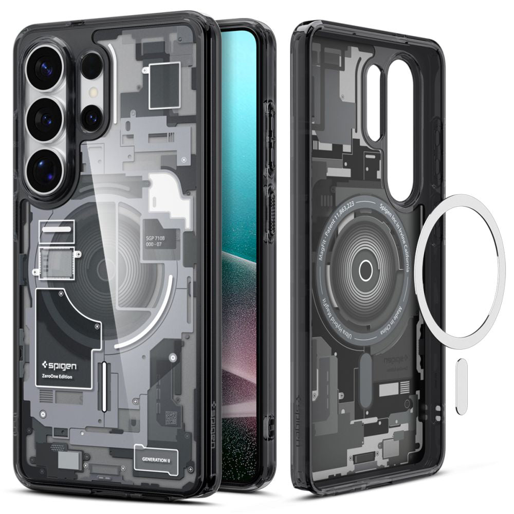 Custodia MagSafe per Samsung Galaxy S26 Ultra S948, Spigen, Ultra Hybrid Zero One, Nera ACS10682