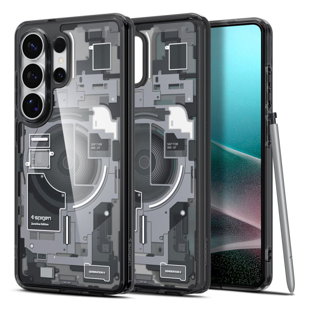 Custodia MagSafe per Samsung Galaxy S26 Ultra S948, Spigen, Ultra Hybrid Zero One, Nera ACS10682