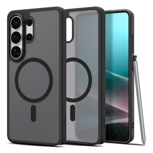 Coque MagSafe pour Samsung Galaxy S26 Ultra S948, Spigen, Ultra Hybrid, Noir Satiné ACS10681