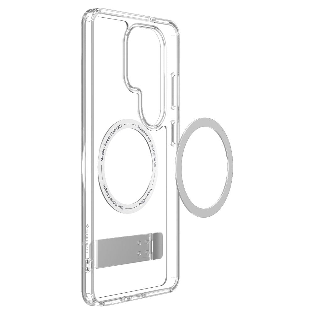 Coque MagSafe pour Samsung Galaxy S26 Ultra S948, Spigen, Ultra Hybrid S, Transparente Blanche ACS11032