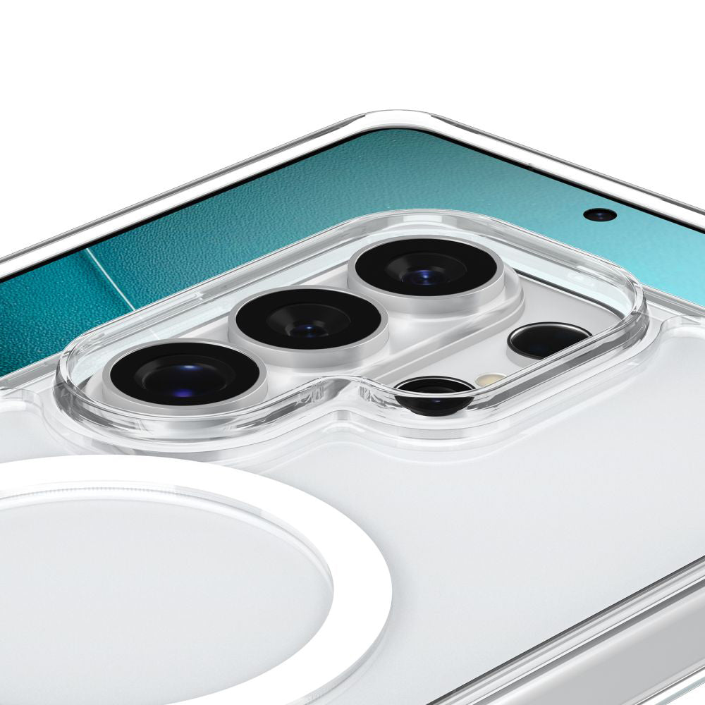 Coque MagSafe pour Samsung Galaxy S26 Ultra S948, Spigen, Ultra Hybrid S, Transparente Blanche ACS11032