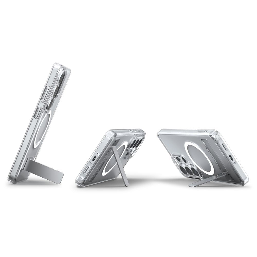 Coque MagSafe pour Samsung Galaxy S26 Ultra S948, Spigen, Ultra Hybrid S, Transparente Blanche ACS11032