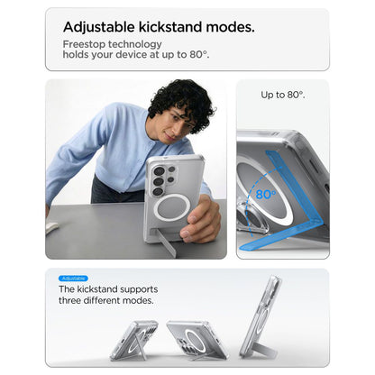 Coque MagSafe pour Samsung Galaxy S26 Ultra S948, Spigen, Ultra Hybrid S, Transparente Blanche ACS11032